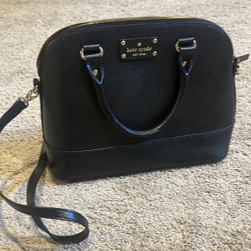 Kate Spade Black Leather Handbag